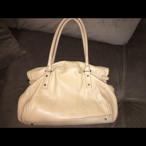 Kate Spade Pebble Leather Cream Satchel - Picture 4 of 4